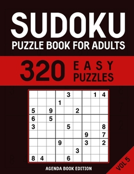 Paperback Sudoku Puzzle Book for Adults: 320 Easy to Hard Sudoku Puzzles - Vol. 5 Book