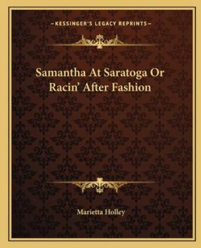 Paperback Samantha At Saratoga Or Racin' After Fashion Book