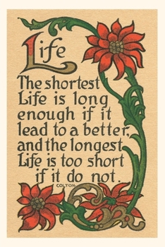 Paperback Vintage Journal Live Life to the Fullest, Colton Quote Book