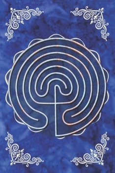 Paperback Meis Galicia - Classic Cretan - Labyrinth Journal: Blue Cotton Book