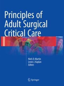 Paperback Principles of Adult Surgical Critical Care Book