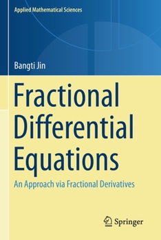 Paperback Fractional Differential Equations: An Approach Via Fractional Derivatives Book