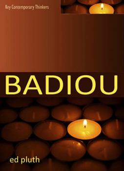 Hardcover Badiou: A Philosophy of the New Book