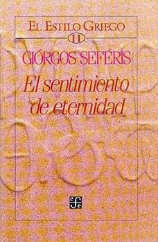 Hardcover El estilo griego, II : el sentimiento de eternidad (Spanish Edition) [Spanish] Book