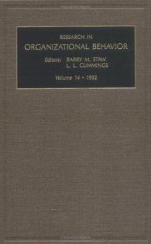 Hardcover Research in Organizational Behavior: Volume 14 Book