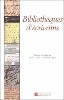 Paperback Bibliothèques d'écrivains [French] Book