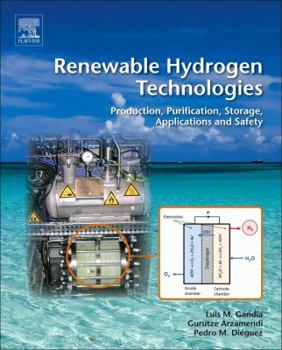 Hardcover Renewable Hydrogen Technologies: Production, Purification, Storage, Applications and Safety Book