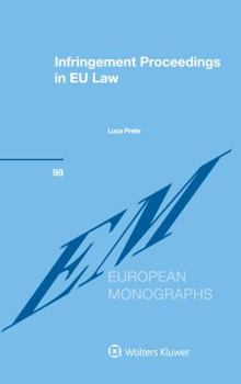 Hardcover Infringement Proceedings in EU Law Book