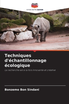 Paperback Techniques d'échantillonnage écologique [French] Book
