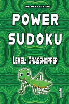 Paperback Big Reflection Power Sudoku: Level: Grasshopper Book