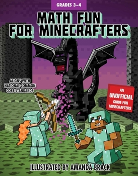 Paperback Math Fun for Minecrafters: Grades 3-4 Book