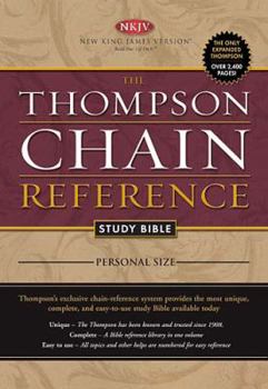 Hardcover The Thompson Chain Reference Study Bible: Personal Size Book