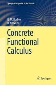 Paperback Concrete Functional Calculus Book