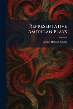 Paperback Representative American Plays Book