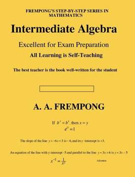 Hardcover Intermediate Algebra Book