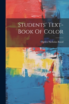 Paperback Students' Text-book Of Color Book