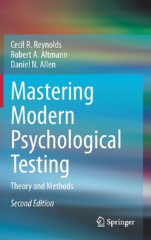 Hardcover Mastering Modern Psychological Testing: Theory and Methods Book