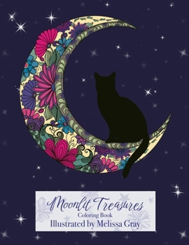 Paperback Moonlit Treasures: A Magical Woodland Coloring Book