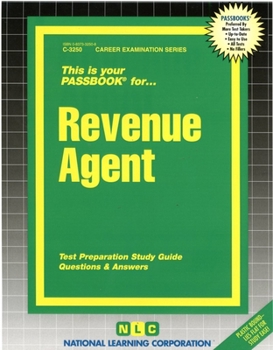 Spiral-bound Revenue Agent: Passbooks Study Guide Book