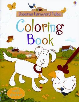 Paperback Usborne Farmyard Tales Coloring Book
