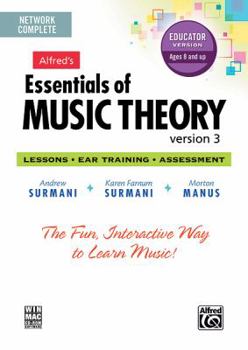 CD-ROM Alfred's Essentials of Music Theory Software, Version 3 Network Version, Complete Volume: For 5 Users---$40 Each Additional User, Software Book