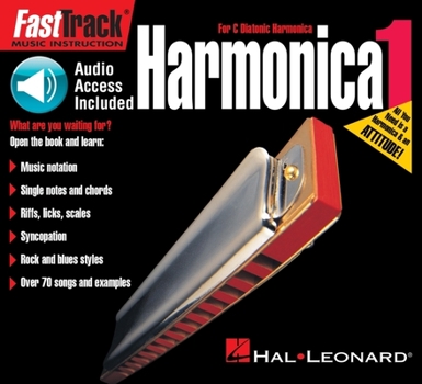 Paperback Fasttrack Mini Harmonica Method Book 1 (Book/Online Audio) [With CD] Book