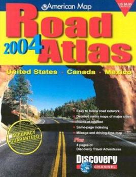 Paperback US/Canada/Mexico Midsize Road Atlas Book