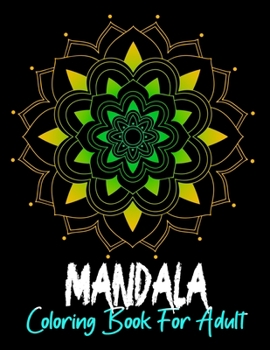 Paperback Mandala Coloring Book For Adult: Stress Relieving Beautiful Designs Book
