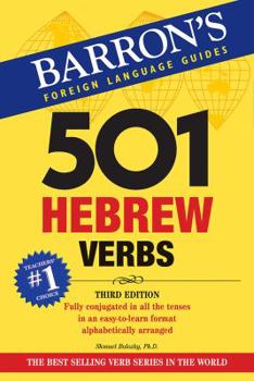 Paperback 501 Hebrew Verbs Book