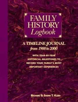 Paperback Family History Logbook Book