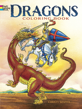 Paperback Dragons Coloring Book