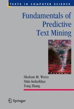 Hardcover Fundamentals of Predictive Text Mining Book