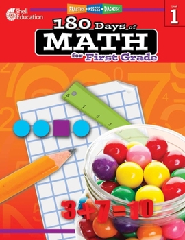 180 Days of Math: Grade 1 - Daily Math Practice Workbook for Classroom and Home, Cool and Fun Math, Elementary School Level Activities Created by Teachers to Master Challenging Concepts - Book  of the 180 Days of Practice