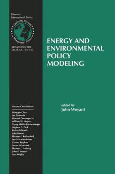 Paperback Energy and Environmental Policy Modeling Book