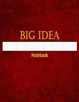 Paperback Big Idea Notebook: 1/4 Inch Cross Section Graph Ruled Book