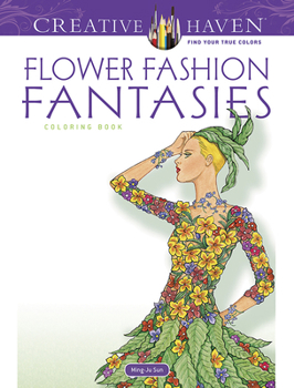 Paperback Flower Fashion Fantasies Book