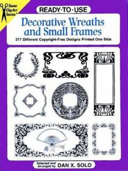 Paperback Ready-to-Use Decorative Wreaths and Small Frames Book