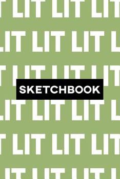 Paperback Sketchbook: Lit Typography Meme Pattern Book