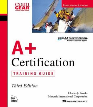 Hardcover A+ Certification Training Guide [With CDROM] Book