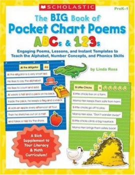 Paperback The Big Book of Pocket Chart Poems: ABCs & 123s Book