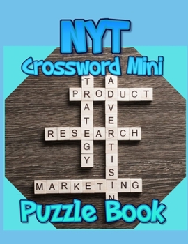 Paperback NYT Crossword Mini Puzzle Book: Medium Difficulty Crossword Puzzles, Find Word Puzzles for kids Word Search Puzzle Books, Improve Spelling, Vocabulary [Large Print] Book