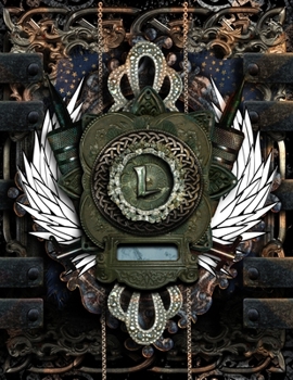 Paperback L: Tattoo Artist Blank Sketchbook Journal - Monogrammed Student Tattoos Journal - Gift for Tattoo Studio Book