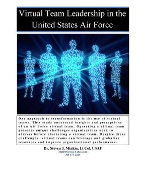 Paperback Virtual Team Leadership in the United States Air Force Book