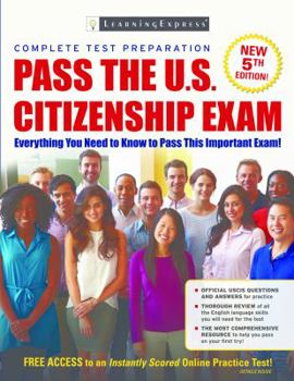 Paperback Pass the U.S. Citizenship Exam Book