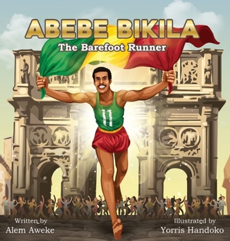 Hardcover Abebe Bikila: The Barefoot Runner Book