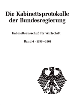 Hardcover Kabinettsausschuß für Wirtschaft [German] Book
