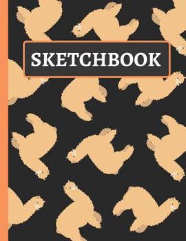 Paperback Sketchbook: Alpaca Design Sketchbook for Kids to Doodle Book