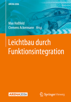 Hardcover Leichtbau Durch Funktionsintegration [German] Book