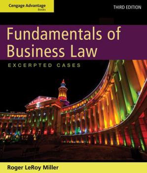 Paperback Cengage Advantage Books: Fundamentals of Business Law: Excerpted Cases Book