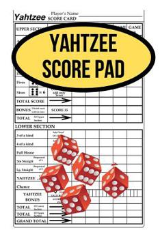 Paperback Yahtzee Score Pad: 120 Yahtzee Score Sheet, Game Record Score Keeper Book, Score Card Book